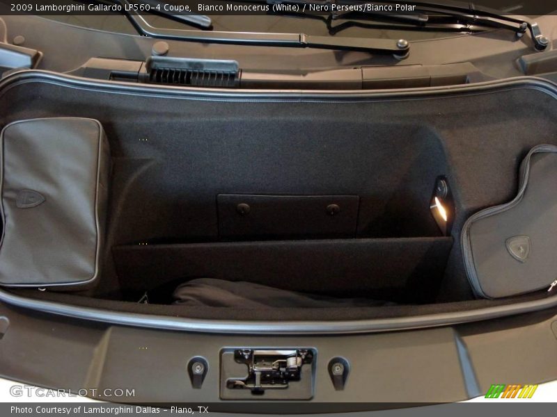 Bianco Monocerus (White) / Nero Perseus/Bianco Polar 2009 Lamborghini Gallardo LP560-4 Coupe