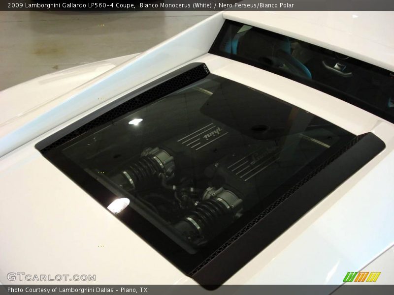 Bianco Monocerus (White) / Nero Perseus/Bianco Polar 2009 Lamborghini Gallardo LP560-4 Coupe