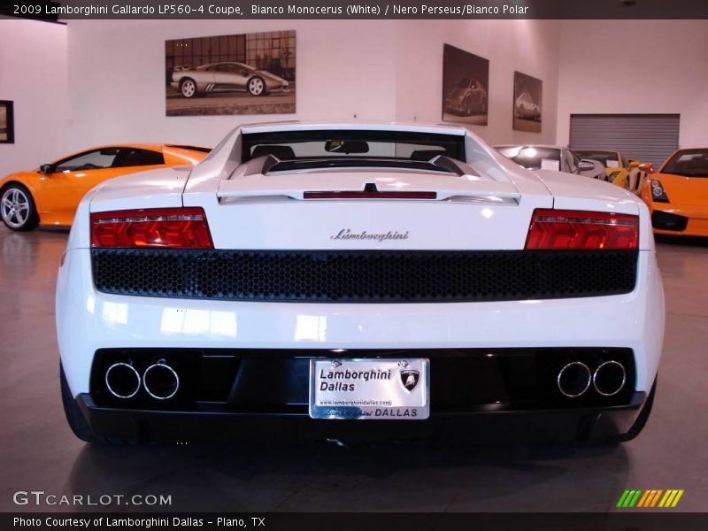 Bianco Monocerus (White) / Nero Perseus/Bianco Polar 2009 Lamborghini Gallardo LP560-4 Coupe