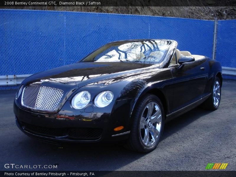 Diamond Black / Saffron 2008 Bentley Continental GTC