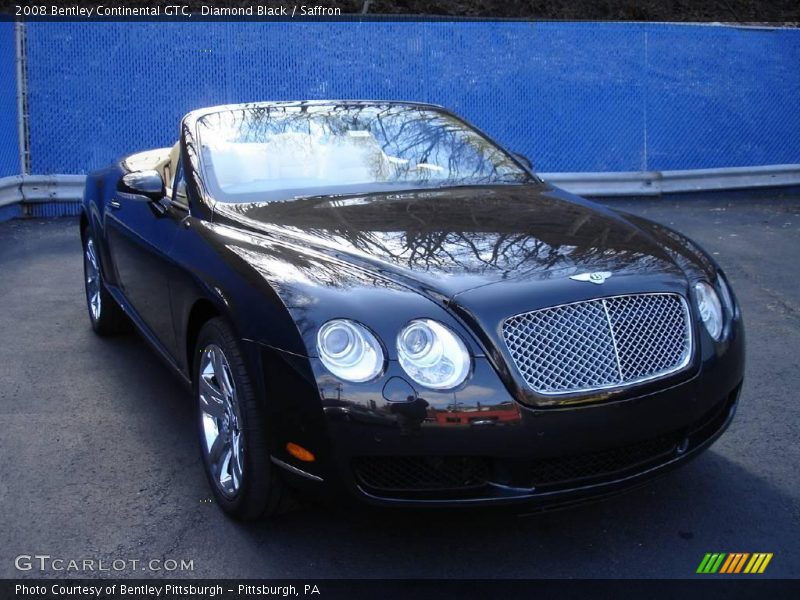 Diamond Black / Saffron 2008 Bentley Continental GTC