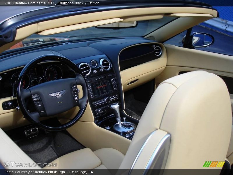 Diamond Black / Saffron 2008 Bentley Continental GTC