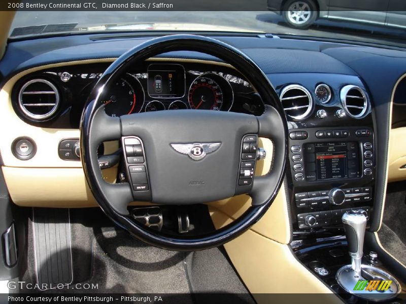 Diamond Black / Saffron 2008 Bentley Continental GTC