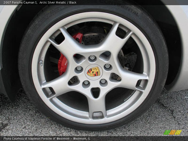 Arctic Silver Metallic / Black 2007 Porsche Cayman S