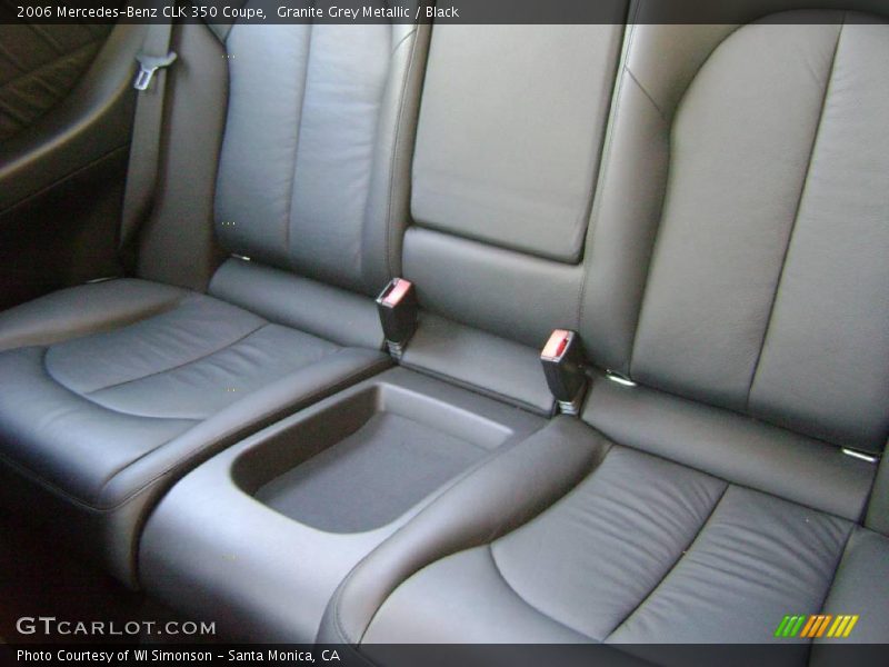Granite Grey Metallic / Black 2006 Mercedes-Benz CLK 350 Coupe