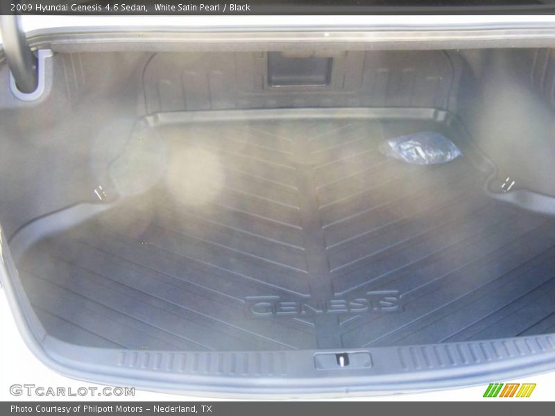 White Satin Pearl / Black 2009 Hyundai Genesis 4.6 Sedan