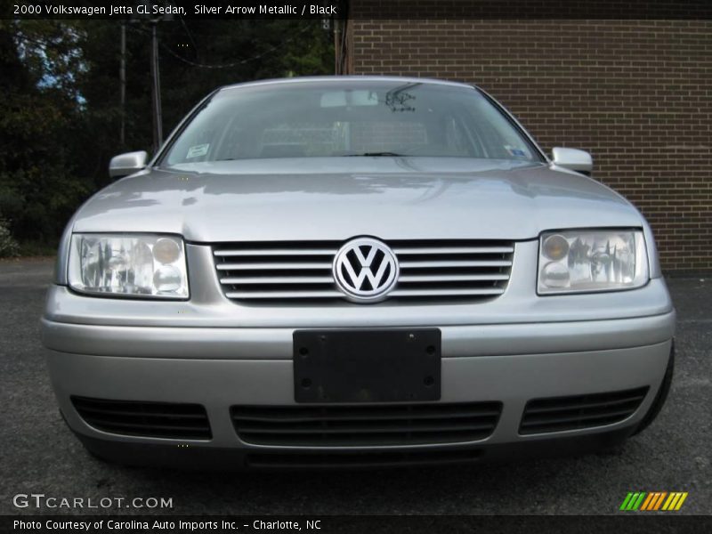 Silver Arrow Metallic / Black 2000 Volkswagen Jetta GL Sedan
