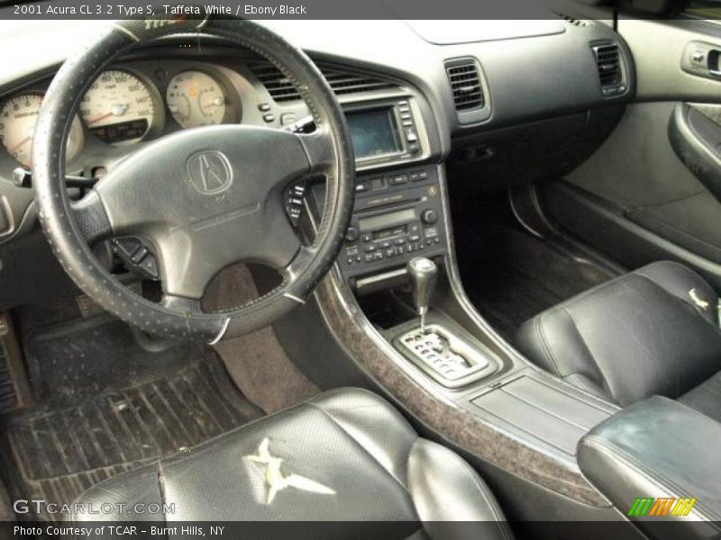 Taffeta White / Ebony Black 2001 Acura CL 3.2 Type S