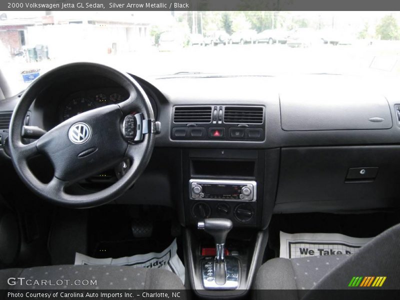 Silver Arrow Metallic / Black 2000 Volkswagen Jetta GL Sedan