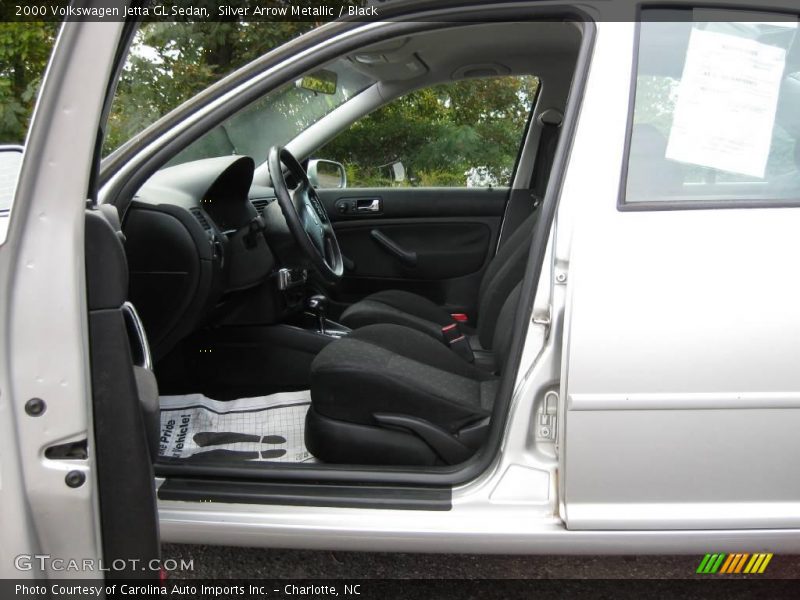 Silver Arrow Metallic / Black 2000 Volkswagen Jetta GL Sedan