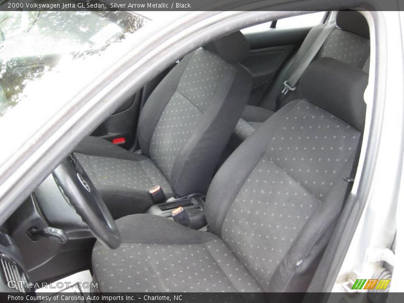 Silver Arrow Metallic / Black 2000 Volkswagen Jetta GL Sedan
