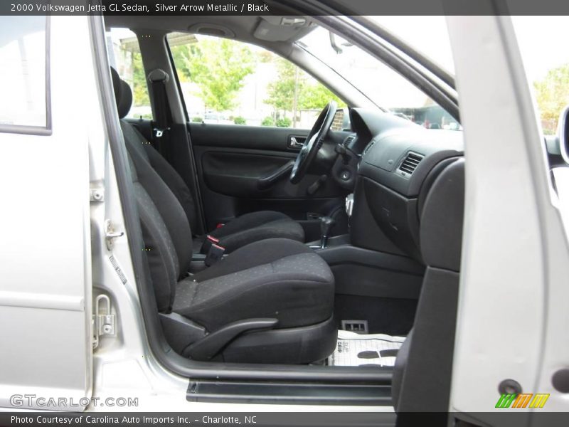 Silver Arrow Metallic / Black 2000 Volkswagen Jetta GL Sedan