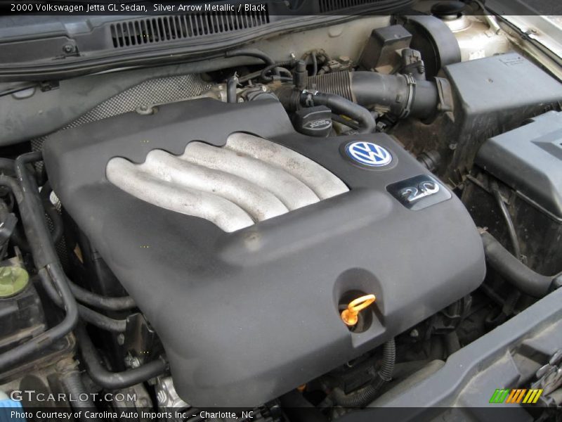 Silver Arrow Metallic / Black 2000 Volkswagen Jetta GL Sedan