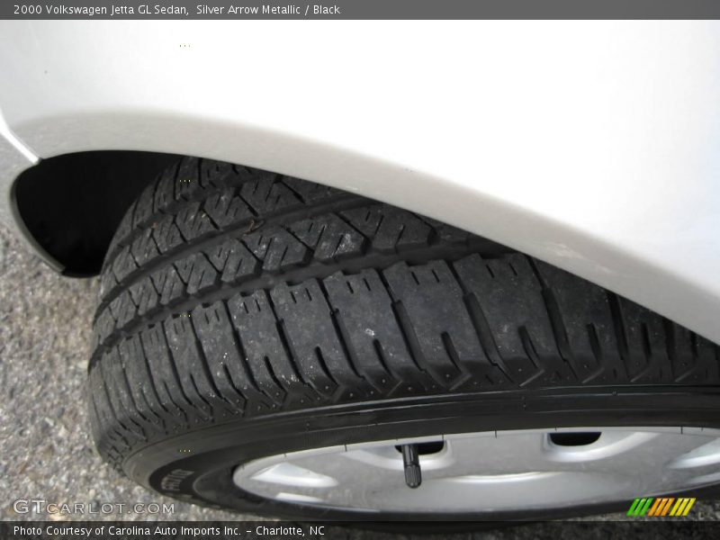 Silver Arrow Metallic / Black 2000 Volkswagen Jetta GL Sedan