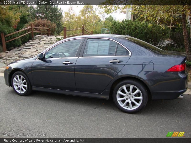 Carbon Gray Pearl / Ebony Black 2006 Acura TSX Sedan