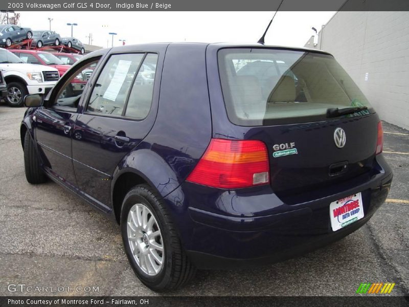 Indigo Blue / Beige 2003 Volkswagen Golf GLS 4 Door