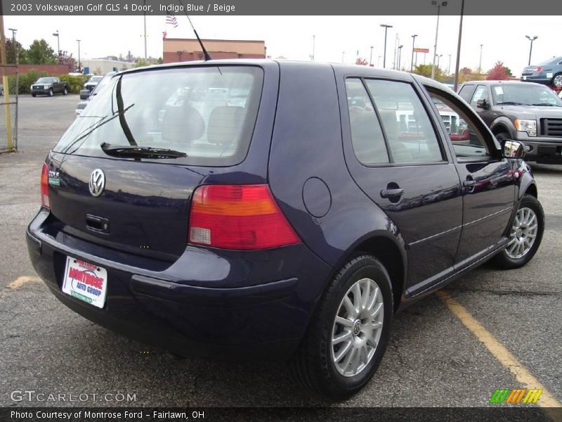 Indigo Blue / Beige 2003 Volkswagen Golf GLS 4 Door