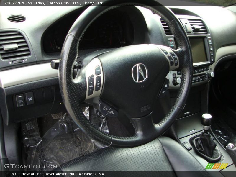 Carbon Gray Pearl / Ebony Black 2006 Acura TSX Sedan
