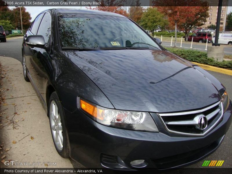 Carbon Gray Pearl / Ebony Black 2006 Acura TSX Sedan