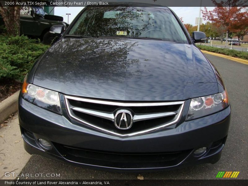 Carbon Gray Pearl / Ebony Black 2006 Acura TSX Sedan