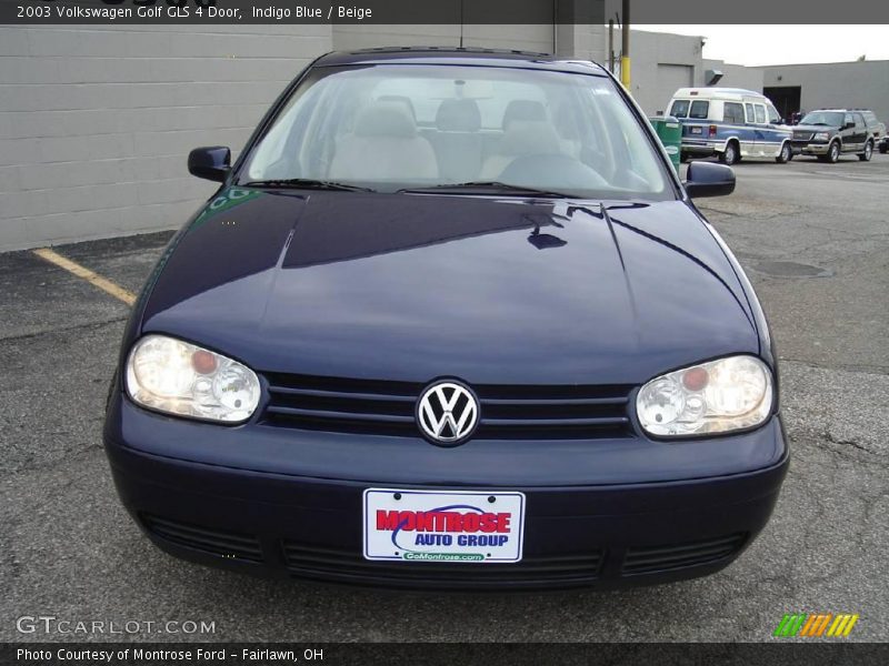 Indigo Blue / Beige 2003 Volkswagen Golf GLS 4 Door