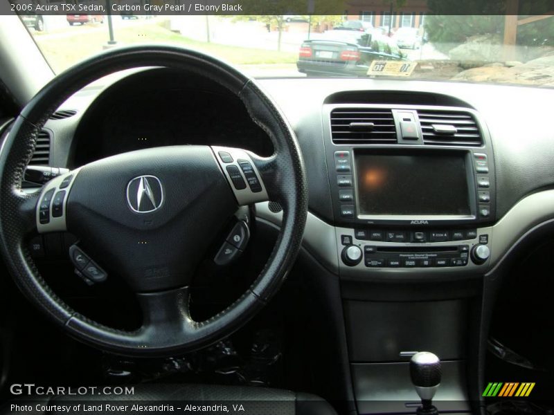 Carbon Gray Pearl / Ebony Black 2006 Acura TSX Sedan