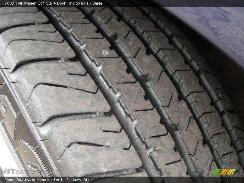 Indigo Blue / Beige 2003 Volkswagen Golf GLS 4 Door