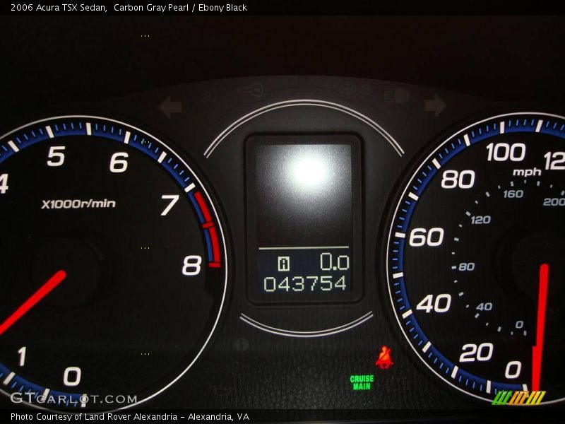 Carbon Gray Pearl / Ebony Black 2006 Acura TSX Sedan