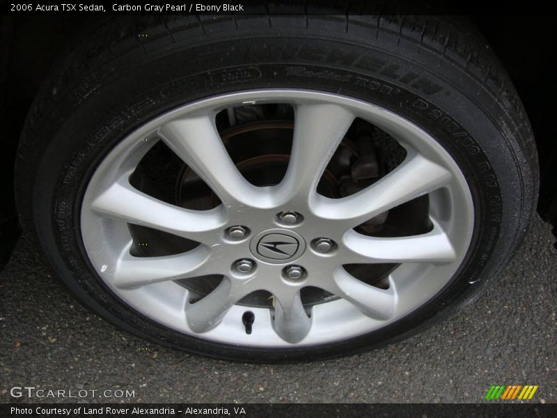 Carbon Gray Pearl / Ebony Black 2006 Acura TSX Sedan