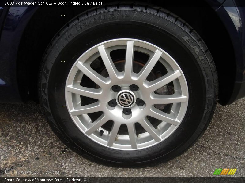 Indigo Blue / Beige 2003 Volkswagen Golf GLS 4 Door
