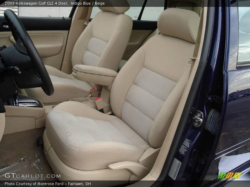 Indigo Blue / Beige 2003 Volkswagen Golf GLS 4 Door