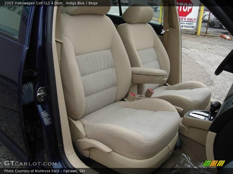 Indigo Blue / Beige 2003 Volkswagen Golf GLS 4 Door