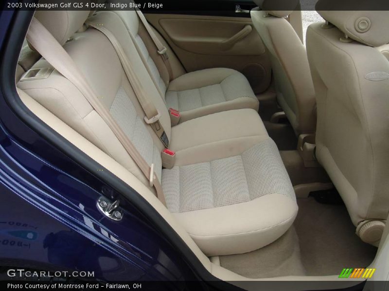 Indigo Blue / Beige 2003 Volkswagen Golf GLS 4 Door