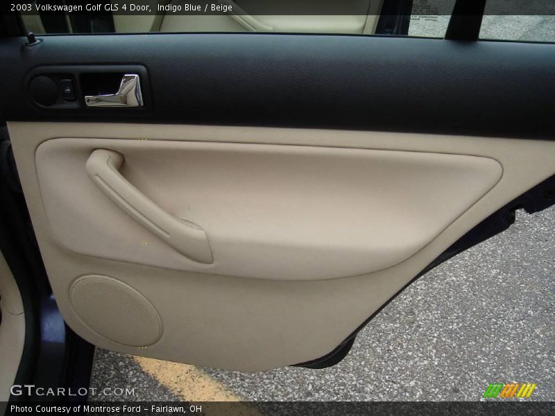 Indigo Blue / Beige 2003 Volkswagen Golf GLS 4 Door