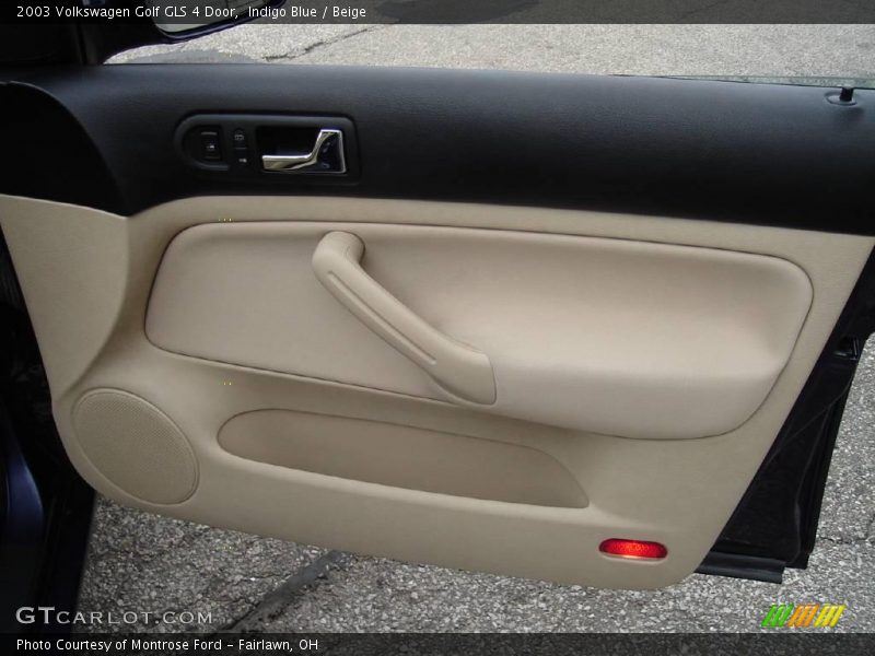 Indigo Blue / Beige 2003 Volkswagen Golf GLS 4 Door