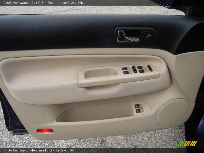 Indigo Blue / Beige 2003 Volkswagen Golf GLS 4 Door