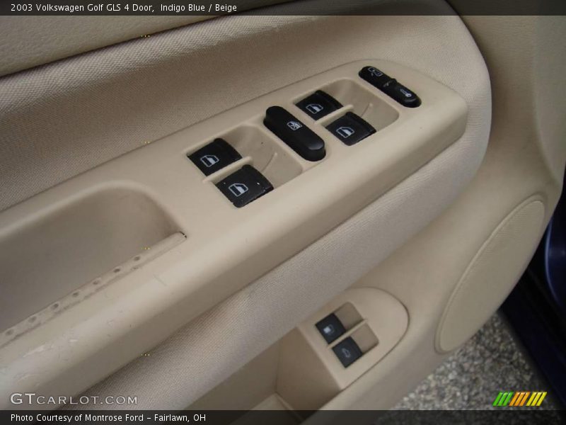 Indigo Blue / Beige 2003 Volkswagen Golf GLS 4 Door