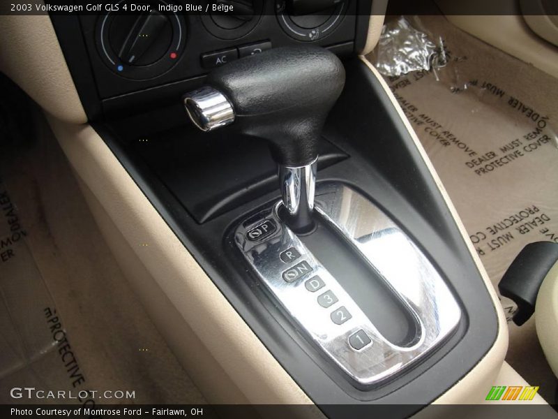 Indigo Blue / Beige 2003 Volkswagen Golf GLS 4 Door