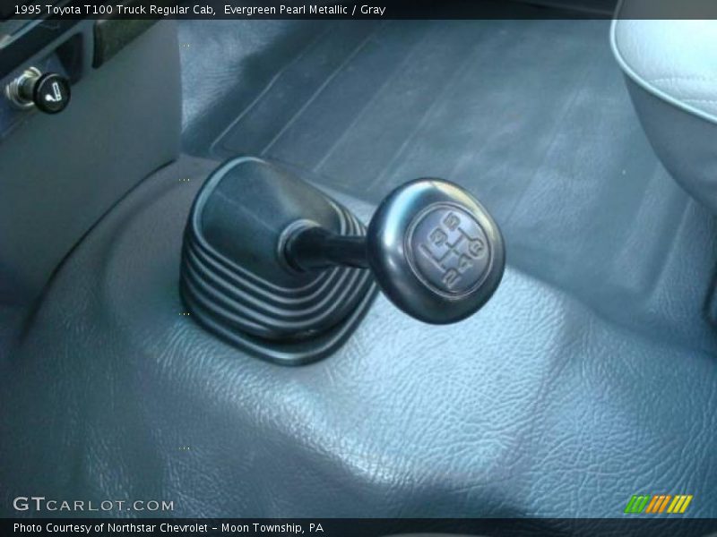 Evergreen Pearl Metallic / Gray 1995 Toyota T100 Truck Regular Cab