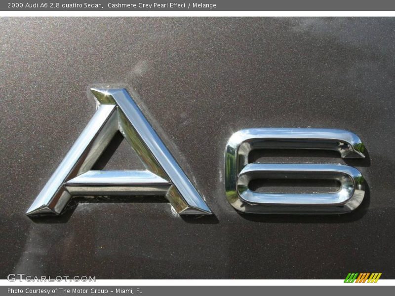 Cashmere Grey Pearl Effect / Melange 2000 Audi A6 2.8 quattro Sedan