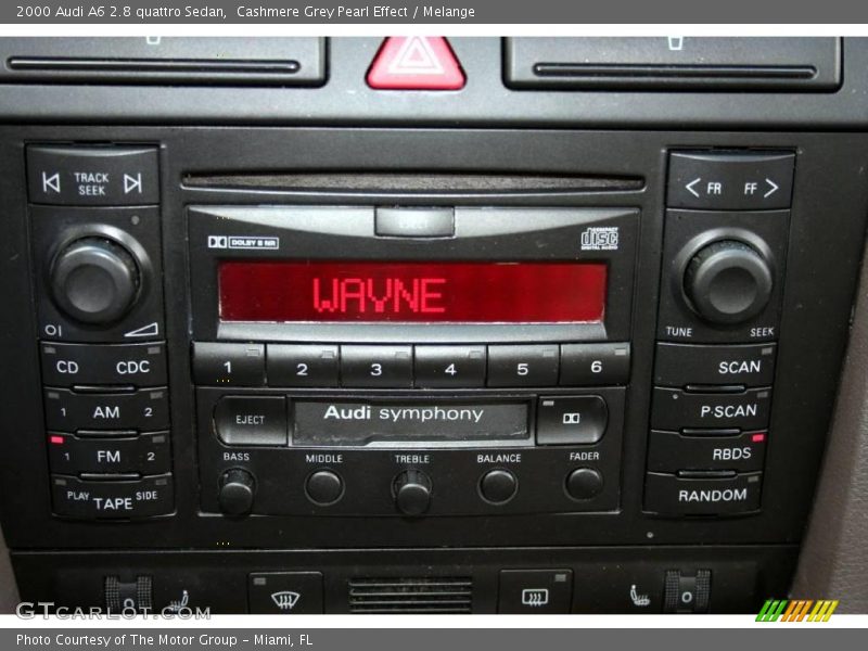 Cashmere Grey Pearl Effect / Melange 2000 Audi A6 2.8 quattro Sedan