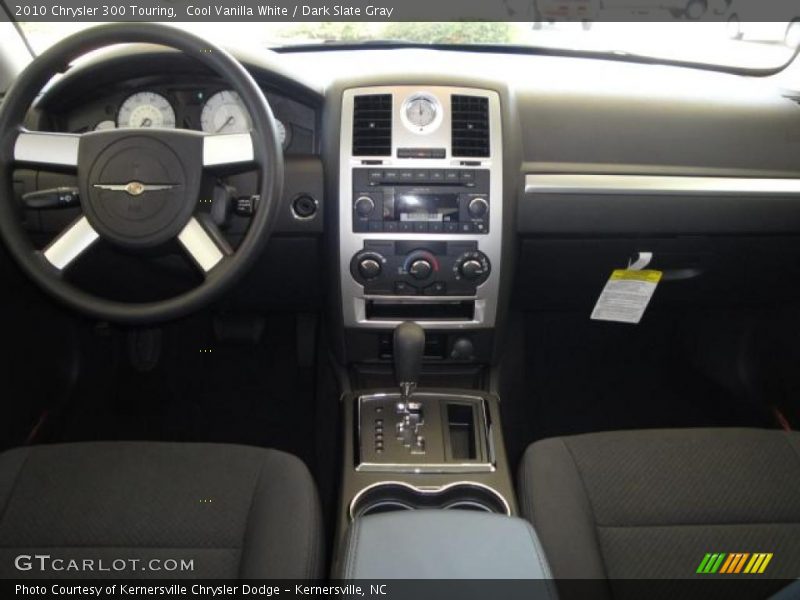 Cool Vanilla White / Dark Slate Gray 2010 Chrysler 300 Touring