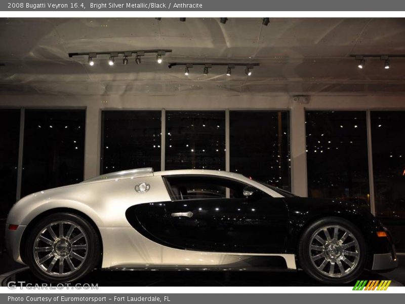 Bright Silver Metallic/Black / Anthracite 2008 Bugatti Veyron 16.4