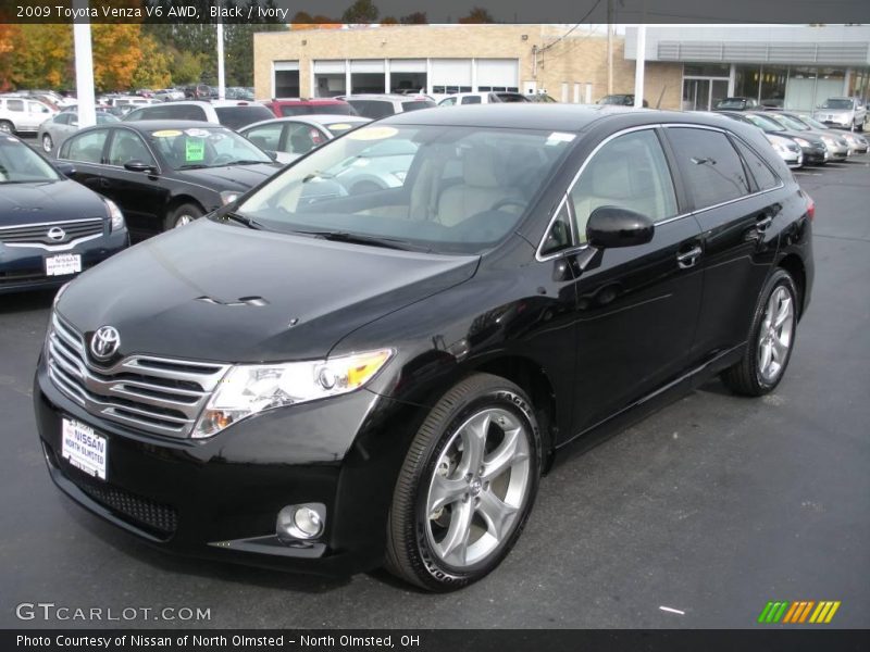 Black / Ivory 2009 Toyota Venza V6 AWD