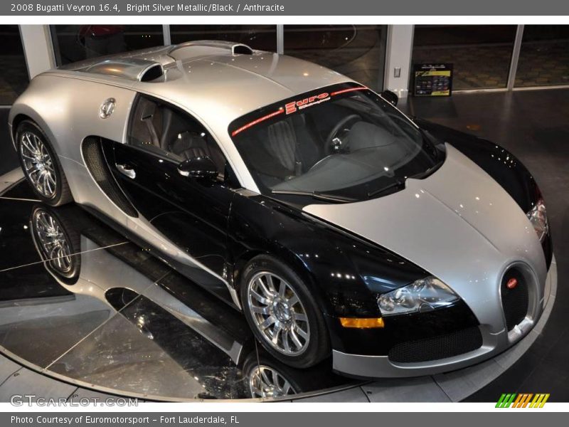 Bright Silver Metallic/Black / Anthracite 2008 Bugatti Veyron 16.4
