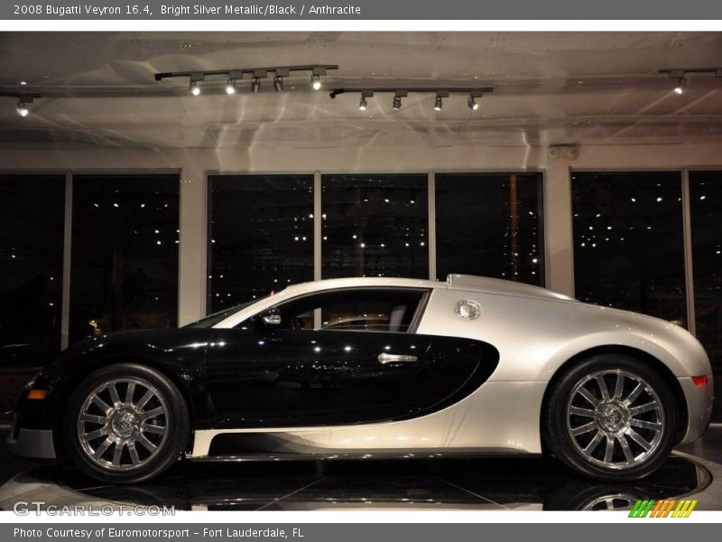 Bright Silver Metallic/Black / Anthracite 2008 Bugatti Veyron 16.4