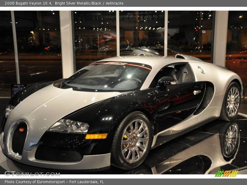 Bright Silver Metallic/Black / Anthracite 2008 Bugatti Veyron 16.4
