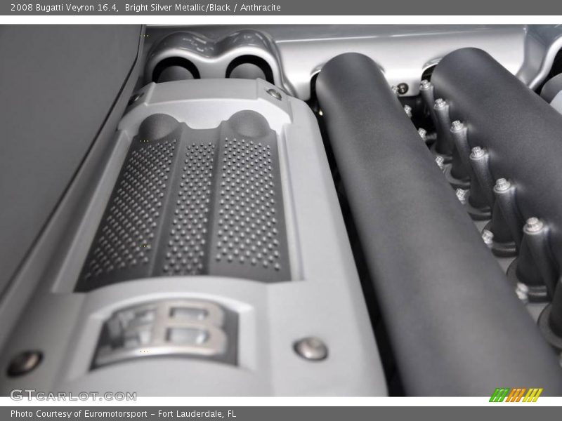  2008 Veyron 16.4 Engine - 8.0 Liter Quad-Turbocharged DOHC 64-Valve VVT W16