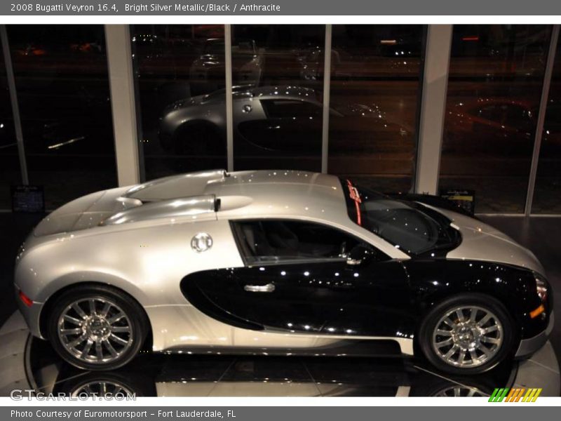 Bright Silver Metallic/Black / Anthracite 2008 Bugatti Veyron 16.4