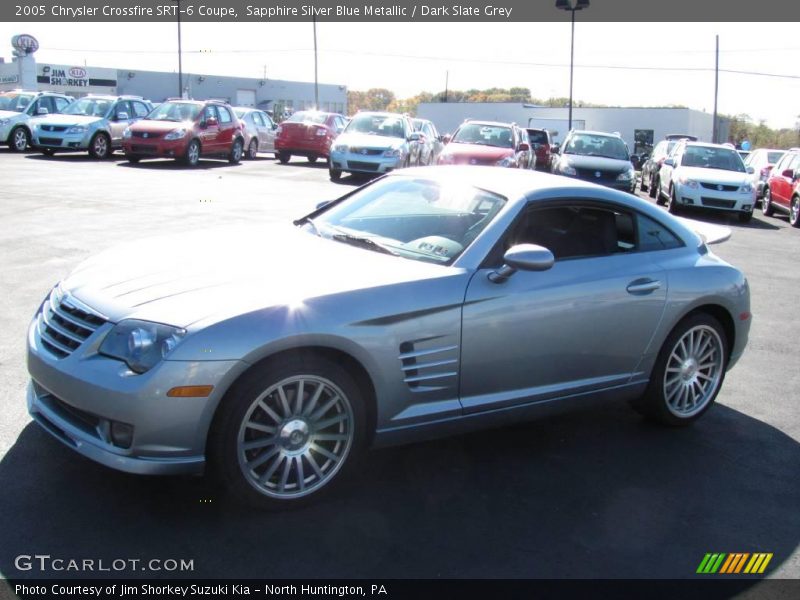 Sapphire Silver Blue Metallic / Dark Slate Grey 2005 Chrysler Crossfire SRT-6 Coupe